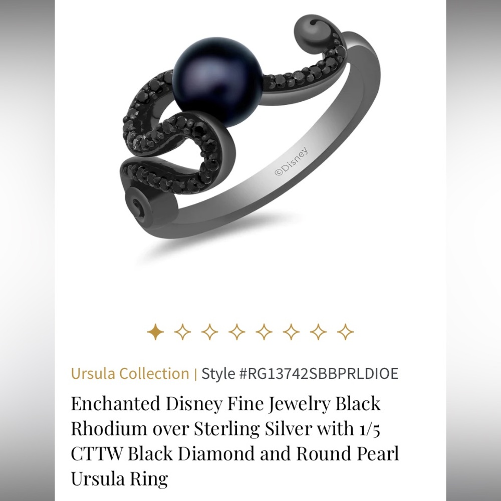 Disney villains Ursula ring